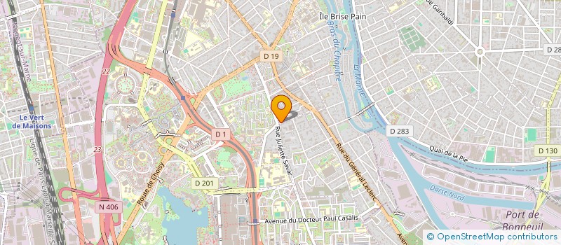 localisation de l'entreprise NP IMMOBILIER à CRETEIL