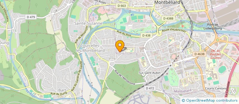 localisation de l'entreprise NP INVEST  MONTBELIARD