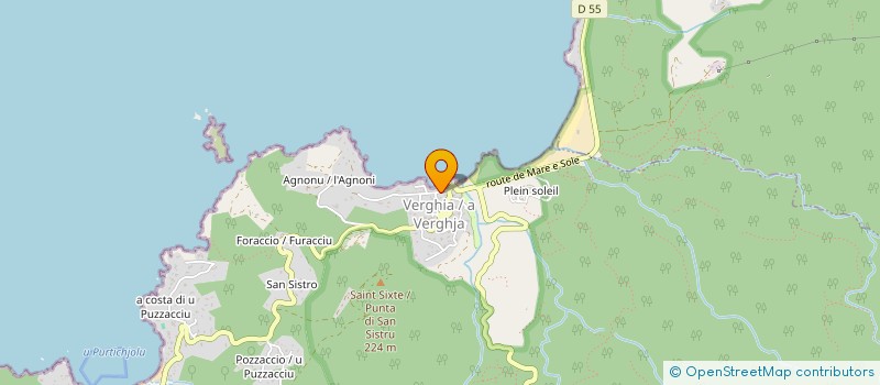 localisation de l'entreprise NP ISOLELLA  COTI-CHIAVARI