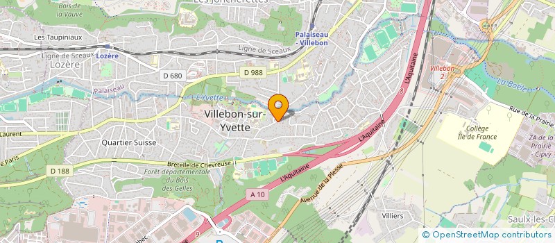 localisation de l'entreprise NP&L CONSULTING à VILLEBON-SUR-YVETTE