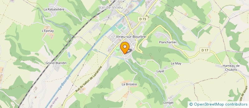 localisation de l'entreprise NP MACONNERIE  VAL-DE-VIRIEU