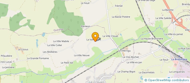 localisation de l'entreprise NP MANUTENTION à LE CROUAIS