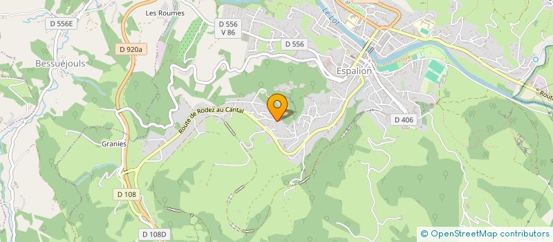 localisation de l'entreprise NP MAX  ESPALION