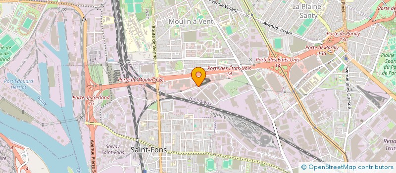 localisation de l'entreprise NP RECYCLING  VENISSIEUX