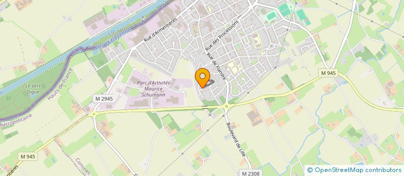 localisation de l'entreprise NP RENOVATION  COMINES