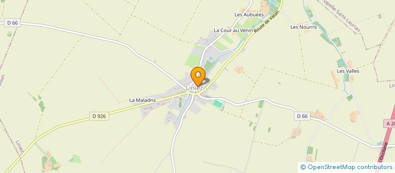 localisation de l'entreprise NP SAUGET à GIROUX