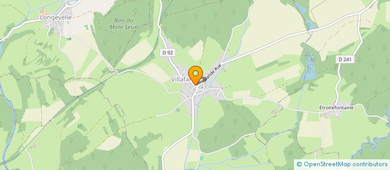 localisation de l'entreprise NP2B  VILLAFANS