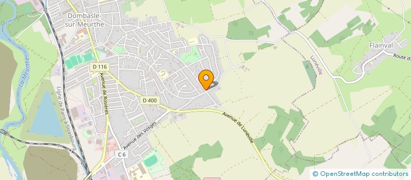 localisation de l'entreprise NP2C  DOMBASLE-SUR-MEURTHE