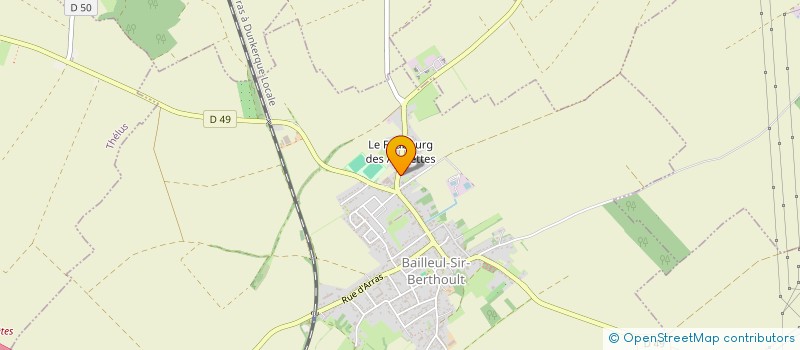 localisation de l'entreprise NP2C COMMUNICATION  BAILLEUL-SIR-BERTHOULT