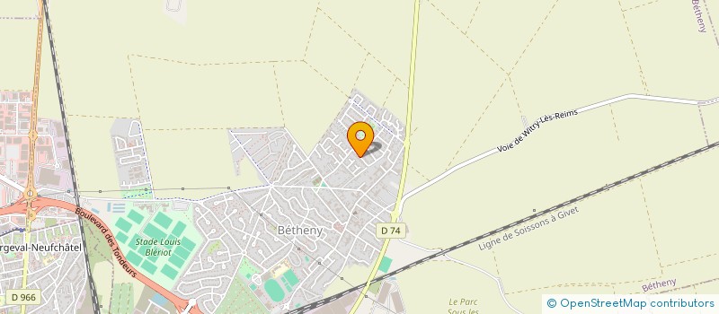 localisation de l'entreprise NP2H  BETHENY