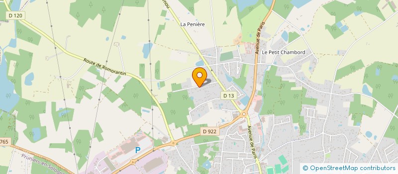 localisation de l'entreprise NP2S  ROMORANTIN-LANTHENAY