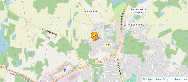 localisation de l'entreprise NP2S IMMO  ROMORANTIN-LANTHENAY