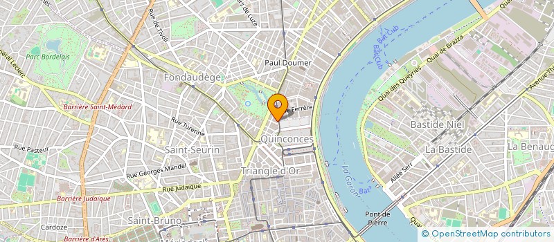 localisation de l'entreprise NPA à BORDEAUX