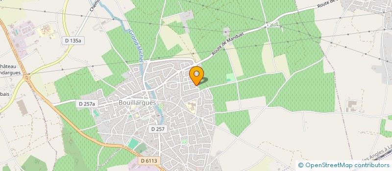 localisation de l'entreprise NPA  BOUILLARGUES