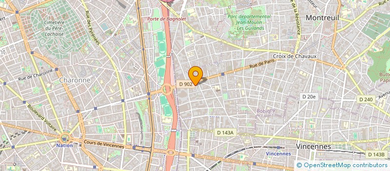 localisation de l'entreprise NPA L'ANTICAPITALISTE  MONTREUIL