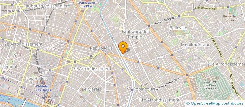localisation de l'entreprise NPA PROD 3  PARIS