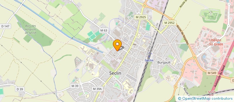 localisation de l'entreprise NPA2M à SECLIN