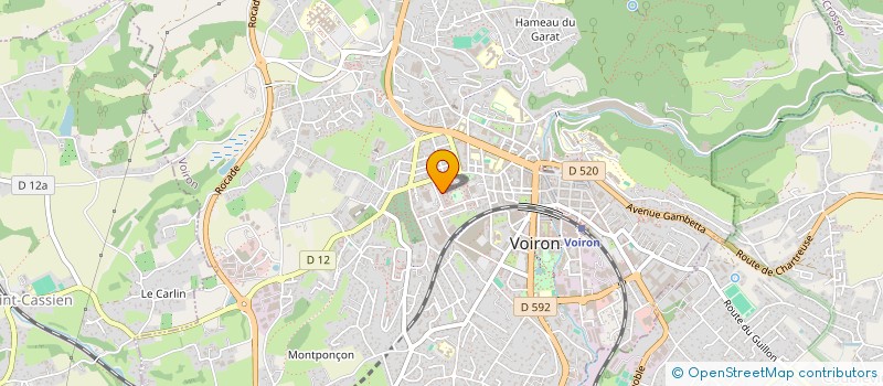 localisation de l'entreprise NPAG DISTRIB à VOIRON