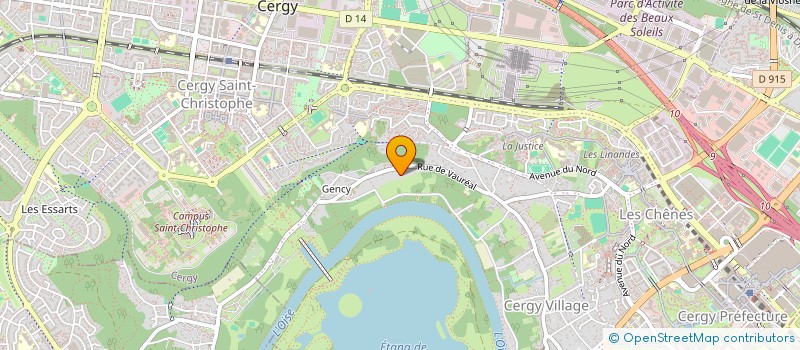 localisation de l'entreprise NPAS  CERGY