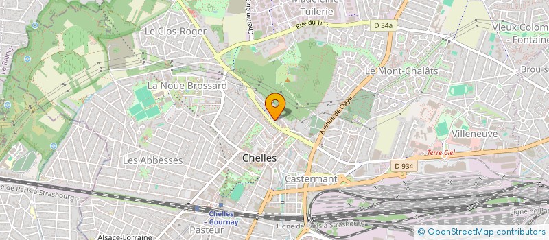 localisation de l'entreprise NPC  CHELLES