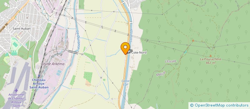 localisation de l'entreprise NPC BERNARD à CHATEAU-ARNOUX-SAINT-AUBAN