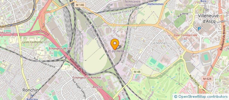 localisation de l'entreprise NPC OK PLASTIQUES à LEZENNES