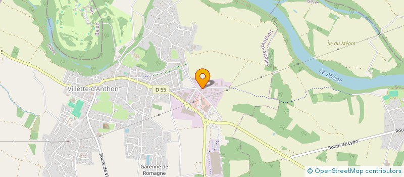 localisation de l'entreprise NPC1  VILLETTE-D'ANTHON