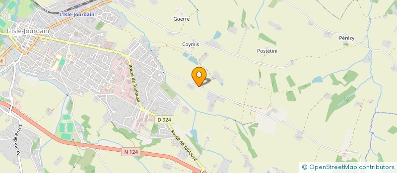 localisation de l'entreprise NPDC RESTAURATION  L'ISLE-JOURDAIN