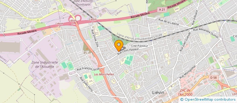 localisation de l'entreprise NPE RODZINA  LIEVIN