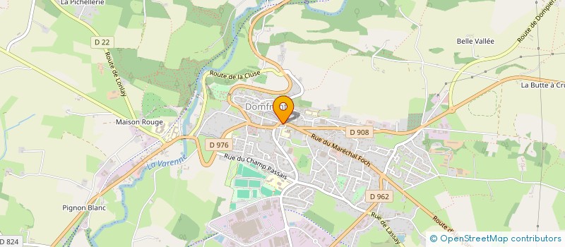 localisation de l'entreprise NPERREY à DOMFRONT-EN-POIRAIE