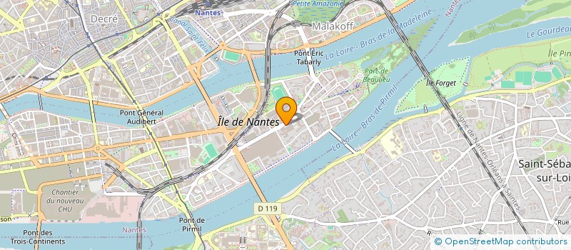 localisation de l'entreprise NPEV DISTRIBUTION à NANTES