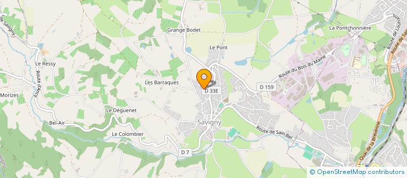 localisation de l'entreprise NPF à SAVIGNY