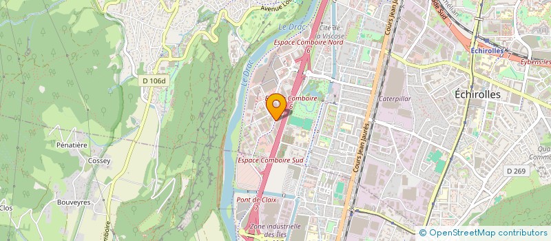 localisation de l'entreprise NPF  ECHIROLLES