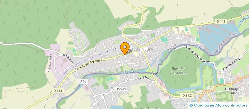 localisation de l'entreprise NPFS  EZY-SUR-EURE