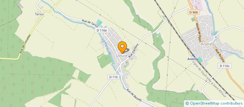 localisation de l'entreprise NPG  IZEURE