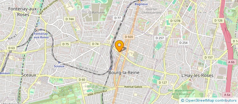 localisation de l'entreprise NPH EUROPE à BOURG-LA-REINE