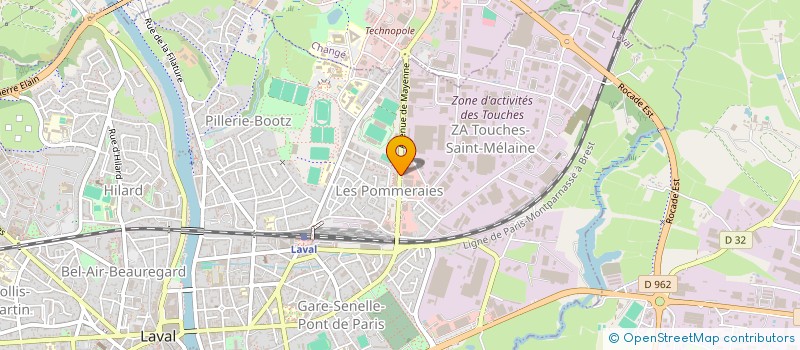 localisation de l'entreprise NPH SAV à LAVAL