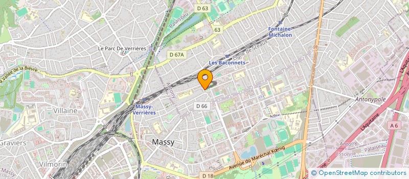 localisation de l'entreprise NPHSOLV à ANTONY