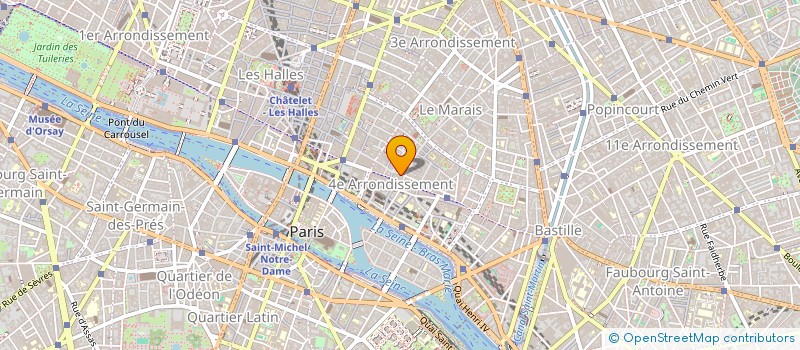 localisation de l'entreprise NPJ à PARIS