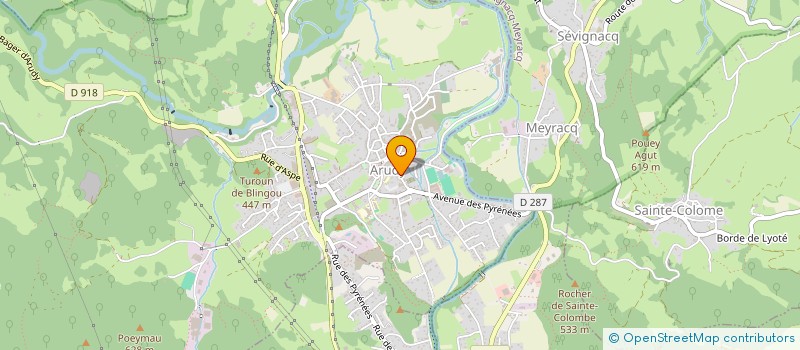 localisation de l'entreprise NPJ  ARUDY