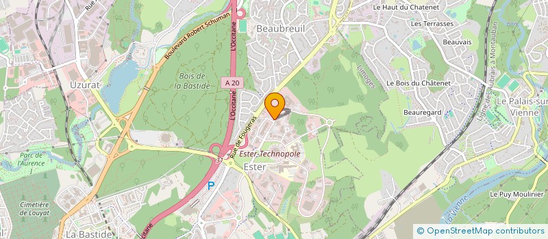 localisation de l'entreprise NPK FRANCE à LIMOGES
