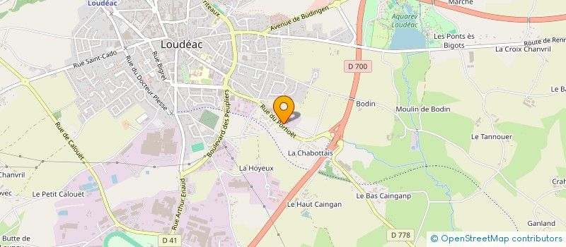 localisation de l'entreprise NPK INVESTISSEMENTS à LOUDEAC