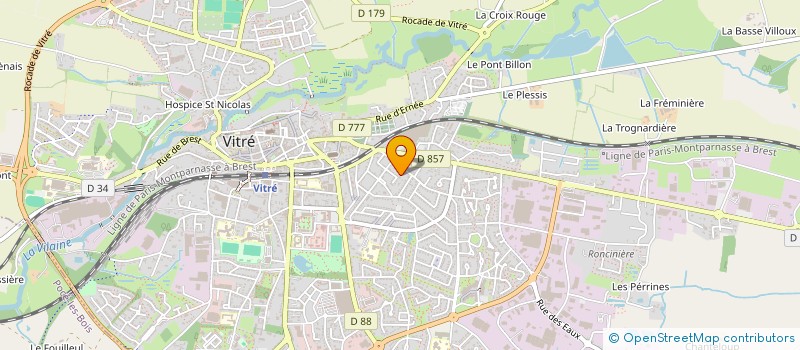 localisation de l'entreprise NPM  VITRE