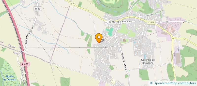 localisation de l'entreprise NPM INVEST  VILLETTE-D'ANTHON