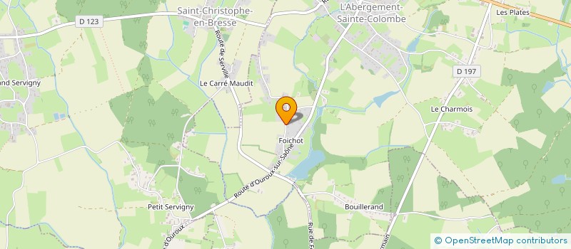 localisation de l'entreprise NPNL IMMO  L'ABERGEMENT-SAINTE-COLOMBE