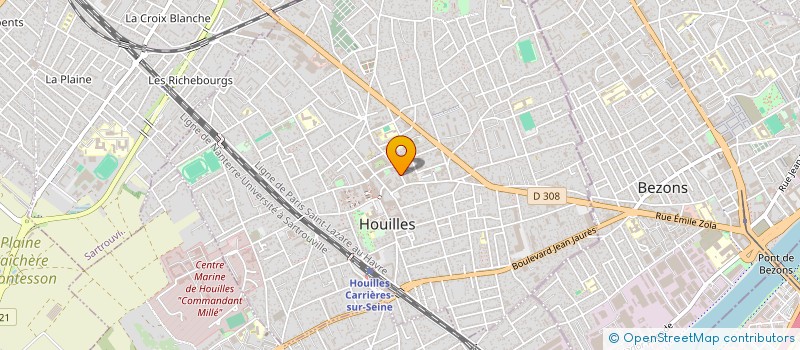 localisation de l'entreprise NPNN  HOUILLES