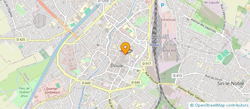 localisation de l'entreprise NPOD à DOUAI