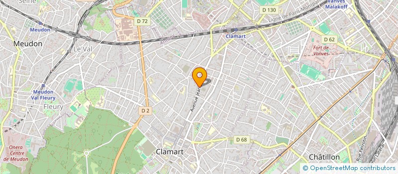 localisation de l'entreprise NPPG à CLAMART