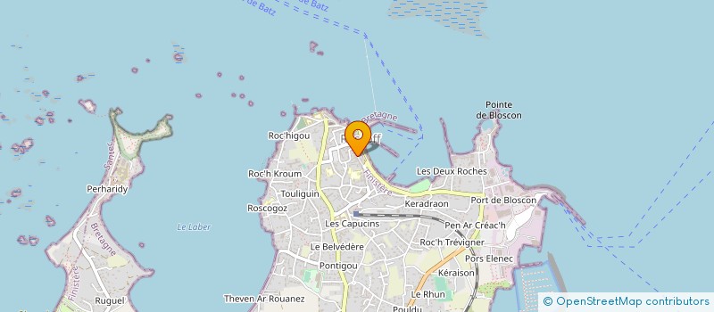 localisation de l'entreprise NPQ  ROSCOFF