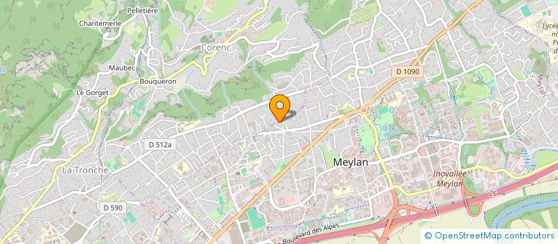 localisation de l'entreprise NPRAS  MEYLAN